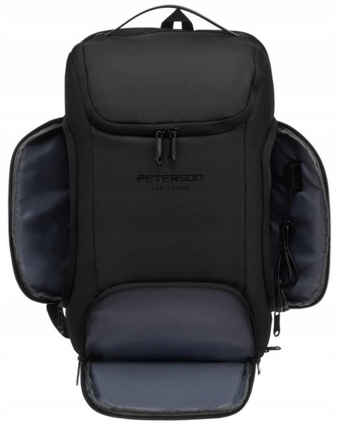 Pojemny plecak na laptopa z portem USB - Peterson Pojemny plecak na laptopa z portem USB - Peterson