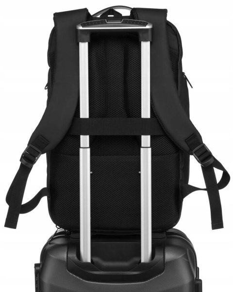 Pojemny plecak na laptopa z portem USB - Peterson Pojemny plecak na laptopa z portem USB - Peterson