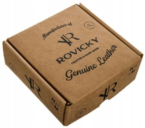 Skórzany, szeroki pasek męski - Rovicky Skórzany, szeroki pasek męski - Rovicky