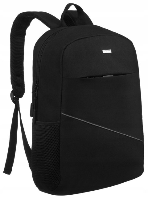 Duży, męski plecak na laptopa z portem USB - Peterson Duży, męski plecak na laptopa z portem USB - Peterson