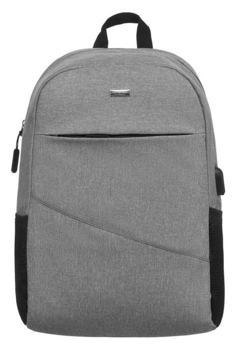 Duży, męski plecak na laptopa z portem USB - Peterson Duży, męski plecak na laptopa z portem USB - Peterson