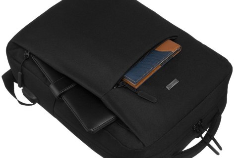 Miejski, biznesowy plecak na laptopa z portem USB - Peterson Miejski, biznesowy plecak na laptopa z portem USB - Peterson