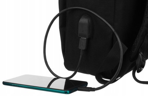 Miejski, biznesowy plecak na laptopa z portem USB - Peterson Miejski, biznesowy plecak na laptopa z portem USB - Peterson
