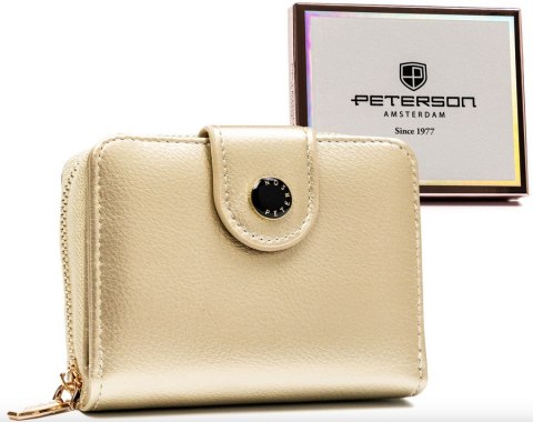 Elegancki portfel damski ze skóry ekologicznej - Peterson Elegancki portfel damski ze skóry ekologicznej - Peterson