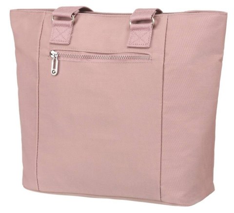 Nylonowy, pojemny shopper damski - Peterson Nylonowy, pojemny shopper damski - Peterson
