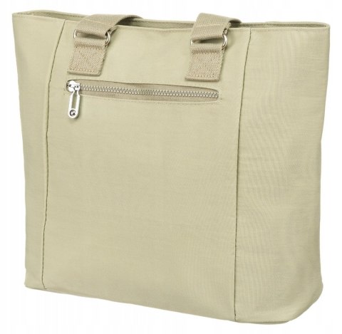 Nylonowy, pojemny shopper damski - Peterson Nylonowy, pojemny shopper damski - Peterson