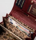 Skórzany, duży portfel damski z systemem RFID - Peterson