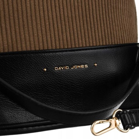 Torba damska ze skóry ekologicznej z odpinanym paskiem - David Jones Torba damska ze skóry ekologicznej z odpinanym paskiem - David Jones