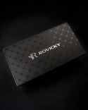 Zestaw prezentowy: elegancki portfel męski i pasek ze skóry ekologicznej - Rovicky