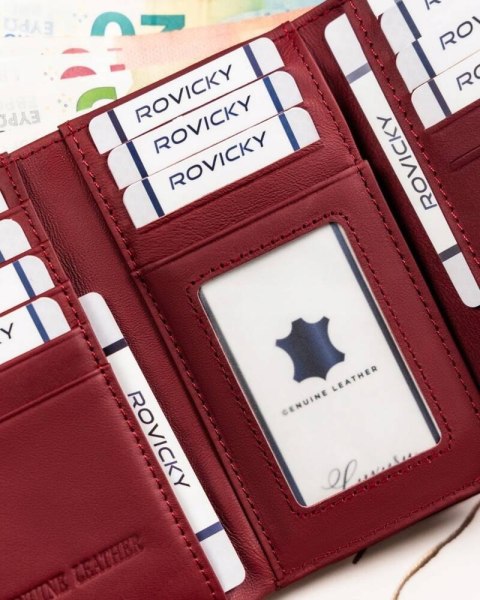 Elegancki portfel damski ze skóry naturalnej i ekologicznej - 4U Cavaldi Elegancki portfel damski ze skóry naturalnej i ekologicznej - 4U Cavaldi