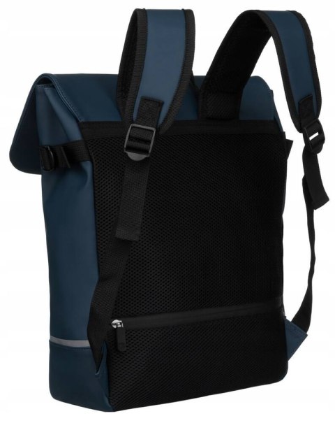 Solidny plecak miejski z materiału syntetycznego z etui w zestawie - Peterson Solidny plecak miejski z materiału syntetycznego z etui w zestawie - Peterson