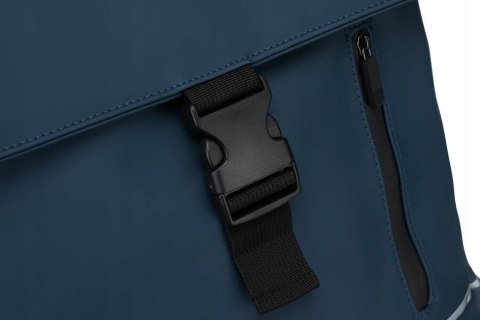 Solidny plecak miejski z materiału syntetycznego z etui w zestawie - Peterson Solidny plecak miejski z materiału syntetycznego z etui w zestawie - Peterson