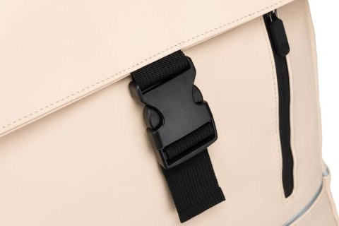 Solidny plecak miejski z materiału syntetycznego z etui w zestawie - Peterson Solidny plecak miejski z materiału syntetycznego z etui w zestawie - Peterson