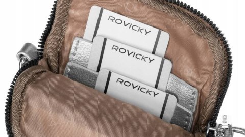 Mini torebka damska ze skóry ekologicznej - Rovicky Mini torebka damska ze skóry ekologicznej - Rovicky