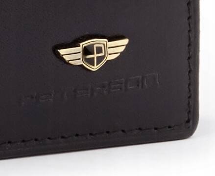 Skórzany, średni portfel męski z systemem RFID - Peterson Skórzany, średni portfel męski z systemem RFID - Peterson