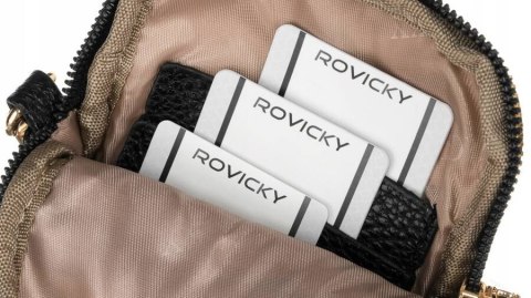 Torebko-portfel damski ze skóry ekologicznej - Rovicky Torebko-portfel damski ze skóry ekologicznej - Rovicky
