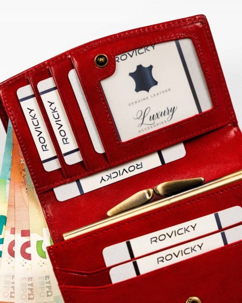 Elegancki, duży portfel damski ze skóry naturalnej - Nicole Elegancki, duży portfel damski ze skóry naturalnej - Nicole