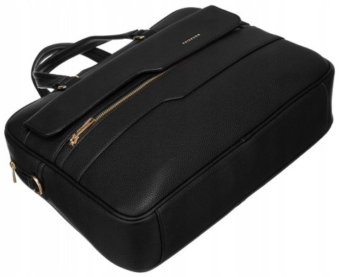 Torba damska na laptopa ze skóry ekologicznej - Peterson Torba damska na laptopa ze skóry ekologicznej - Peterson