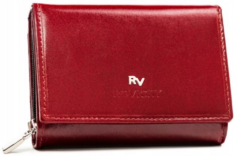 Skórzany, średni portfel damski z systemem RFID - Rovicky Skórzany, średni portfel damski z systemem RFID - Rovicky