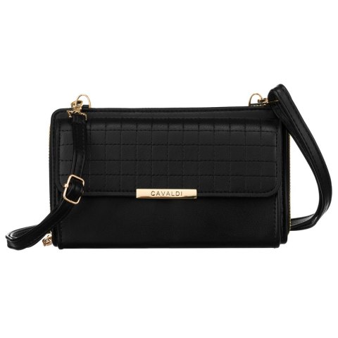 Elegancka mini torebka-portfel na długim, doczepianym pasku - 4U Cavaldi Elegancka mini torebka-portfel na długim, doczepianym pasku - 4U Cavaldi