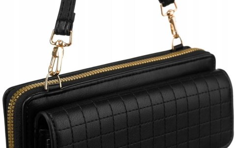Elegancka mini torebka-portfel na długim, doczepianym pasku - 4U Cavaldi Elegancka mini torebka-portfel na długim, doczepianym pasku - 4U Cavaldi