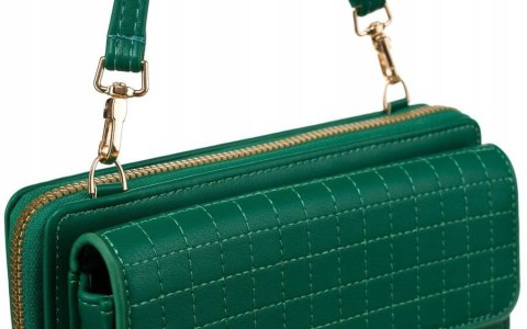 Elegancka mini torebka-portfel na długim, doczepianym pasku - 4U Cavaldi Elegancka mini torebka-portfel na długim, doczepianym pasku - 4U Cavaldi