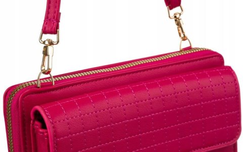 Elegancka mini torebka-portfel na długim, doczepianym pasku - 4U Cavaldi Elegancka mini torebka-portfel na długim, doczepianym pasku - 4U Cavaldi