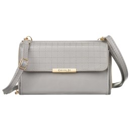 Elegancka mini torebka-portfel na długim, doczepianym pasku - 4U Cavaldi