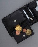 Duży, skórzany portfel męski z systemem RFID - Ronaldo