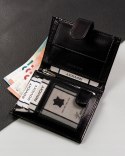 Skórzany, duży portfel męski z systemem RFID - Rovicky