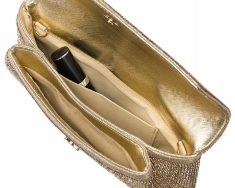 Elegancka kopertówka damska z cyrkoniami - Peterson Elegancka kopertówka damska z cyrkoniami - Peterson