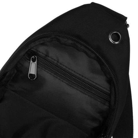 Mała torba na ramię sling bag męska w czarnym kolorze - Peterson Mała torba na ramię sling bag męska w czarnym kolorze - Peterson