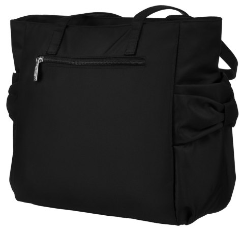 Czarny shopper bag torebka mieszcząca A4 - Peterson Czarny shopper bag torebka mieszcząca A4 - Peterson
