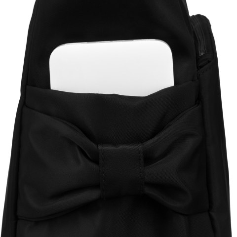 Czarny shopper bag torebka mieszcząca A4 - Peterson Czarny shopper bag torebka mieszcząca A4 - Peterson