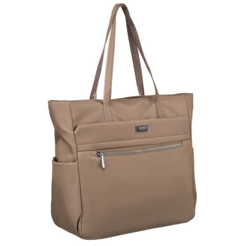 Duża torebka shopper na ramię w eleganckim kolorze - Peterson Duża torebka shopper na ramię w eleganckim kolorze - Peterson