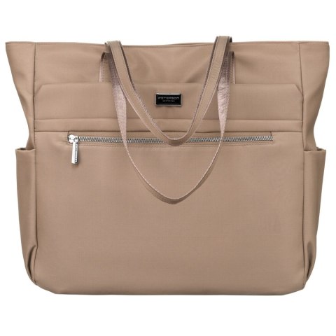Duża torebka shopper na ramię w eleganckim kolorze - Peterson Duża torebka shopper na ramię w eleganckim kolorze - Peterson
