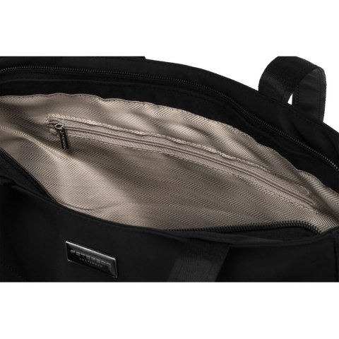 Modna torba shopper A4 w czarnym kolorze - Peterson Modna torba shopper A4 w czarnym kolorze - Peterson