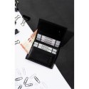 Skórzane, eleganckie etui na dokumenty w czarnym kolorze - Rovicky