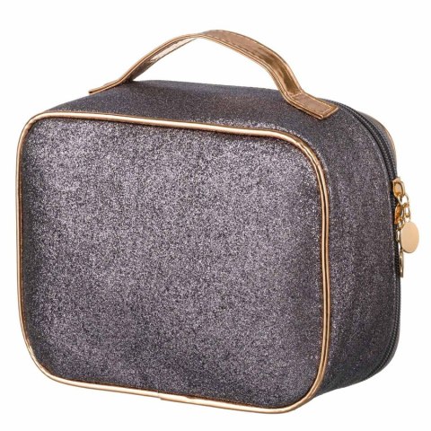 Elegancka brokatowa kosmetyczka z organizerem - Peterson Elegancka brokatowa kosmetyczka z organizerem - Peterson