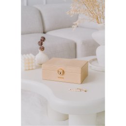 Elegancki organizer na biżuterię z przegródkami - Peterson