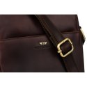 Męska torba crossbody ze skóry naturalnej z kieszeniami- Peterson