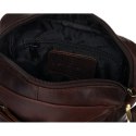 Męska torba crossbody ze skóry naturalnej z kieszeniami- Peterson