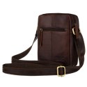 Męska torba crossbody ze skóry naturalnej z kieszeniami- Peterson