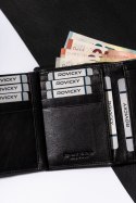 Portfel męski skórzany pionowy z ochroną RFID - Rovicky