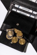 Portfel męski skórzany pionowy z ochroną RFID - Rovicky