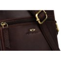 Torba męska crossbody z gładkiej skóry naturalnej - Peterson