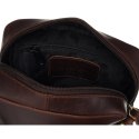 Torba męska crossbody z gładkiej skóry naturalnej - Peterson