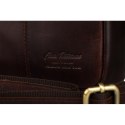 Torba męska crossbody z gładkiej skóry naturalnej - Peterson