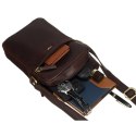 Torba męska crossbody z gładkiej skóry naturalnej - Peterson