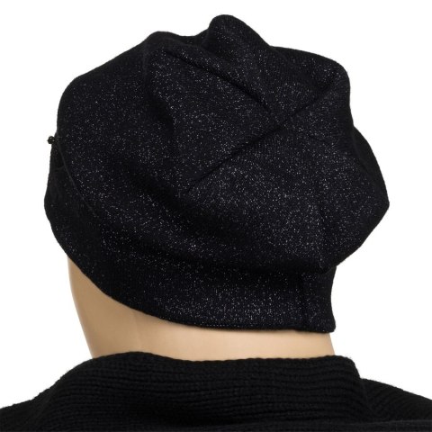 Ciepła czapka slouchy damska z kryształkami - Peterson Ciepła czapka slouchy damska z kryształkami - Peterson